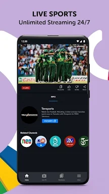 Tamasha: Live Cricket, EPL Captura de pantalla 0