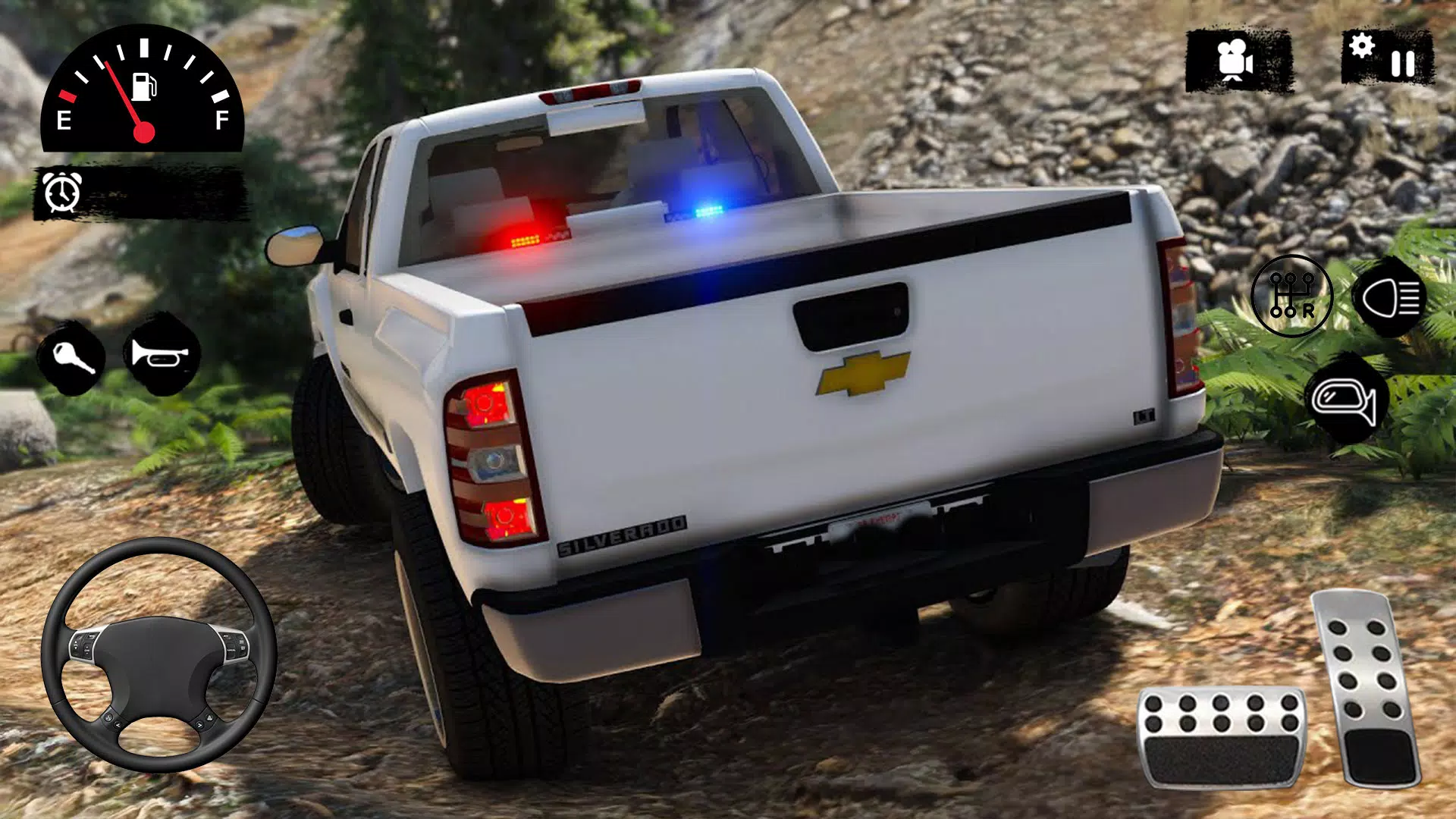 Offroad Police Truck Drive 3D Captura de tela 0