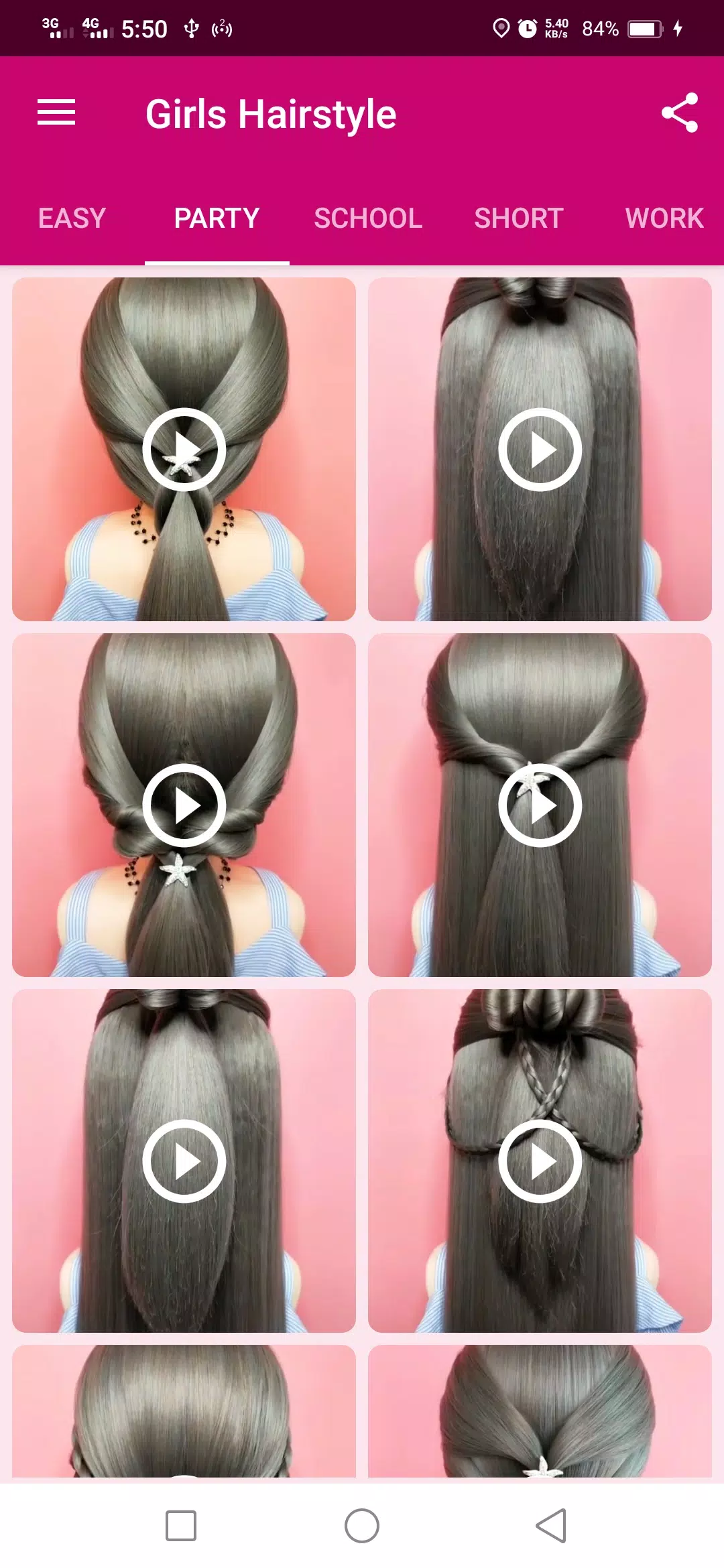 Girls Hairstyle应用截图第1张