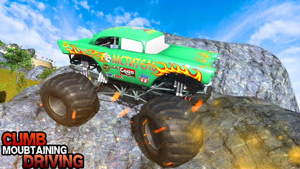 Pickup Truck Hill Climb Racing スクリーンショット 3