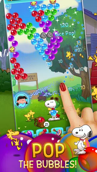 Bubble Shooter - Snoopy POP! 스크린샷 0