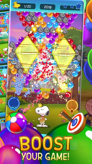 Bubble Shooter - Snoopy POP!应用截图第3张