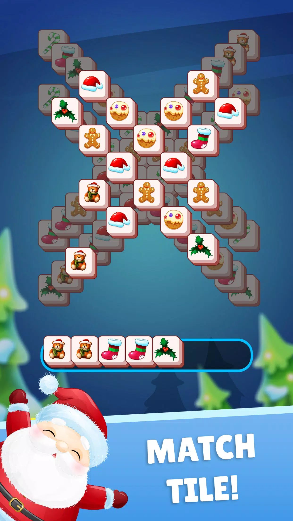 Christmas Mahjong स्क्रीनशॉट 0