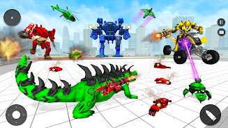 Animal Crocodile Robot Games Screenshot 2