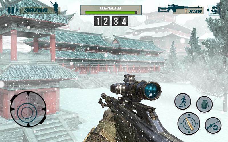SWAT Sniper Fps Gun Games Captura de pantalla 0