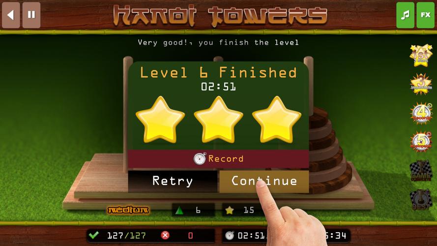 The Hanoi Towers Lite Screenshot 3