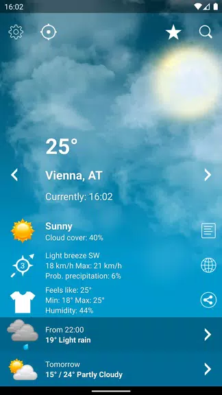Weather XL Austria PRO स्क्रीनशॉट 0