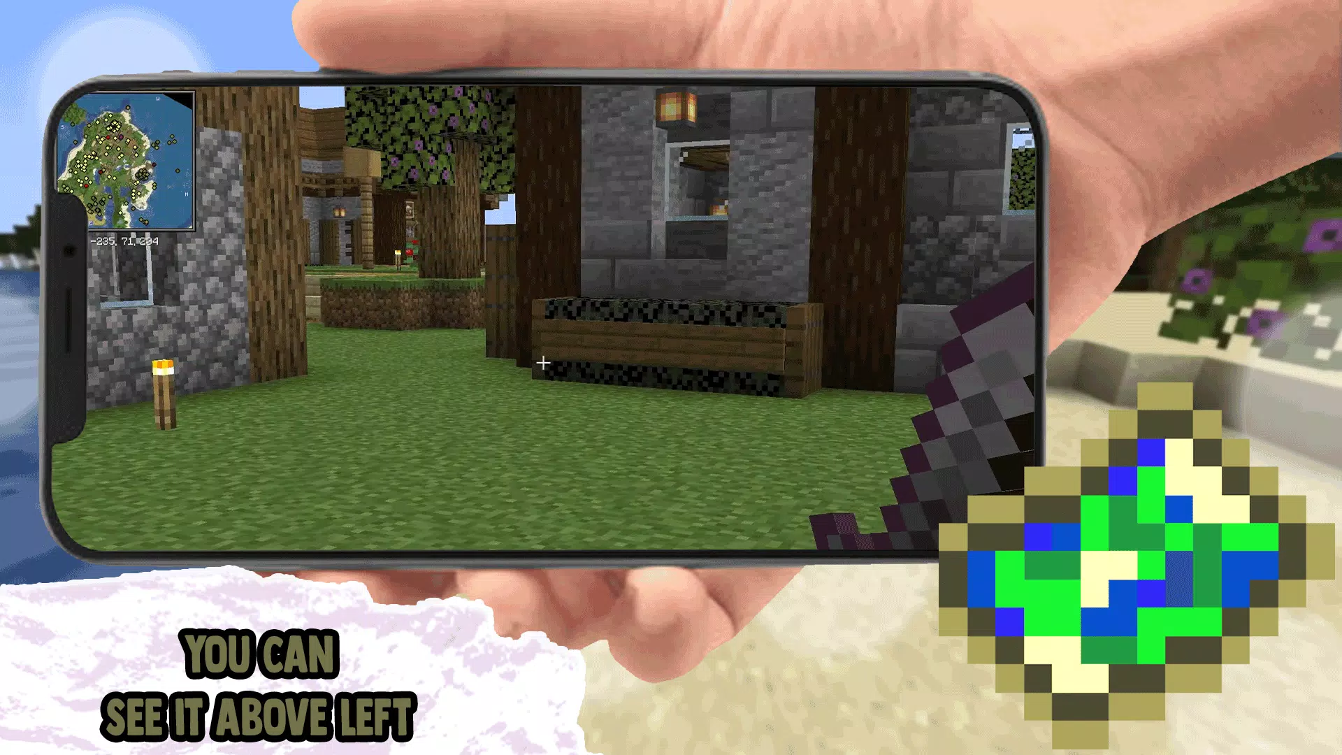 Minimap Mod Addons for MCPE Скриншот 0