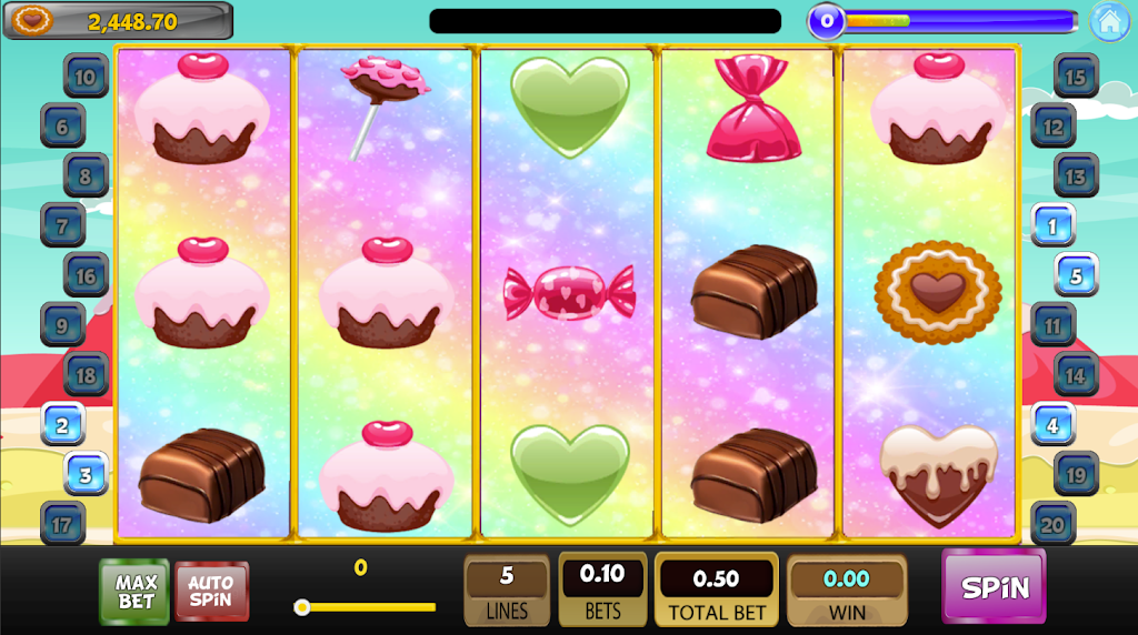 Candy Sweet Slot machine应用截图第1张