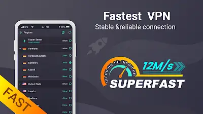 Touch VPN - Fast Wifi Security Capture d'écran 3