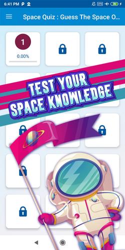 space quiz games 스크린샷 1