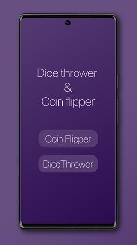 Dice Thrower & Coin Flipper应用截图第0张