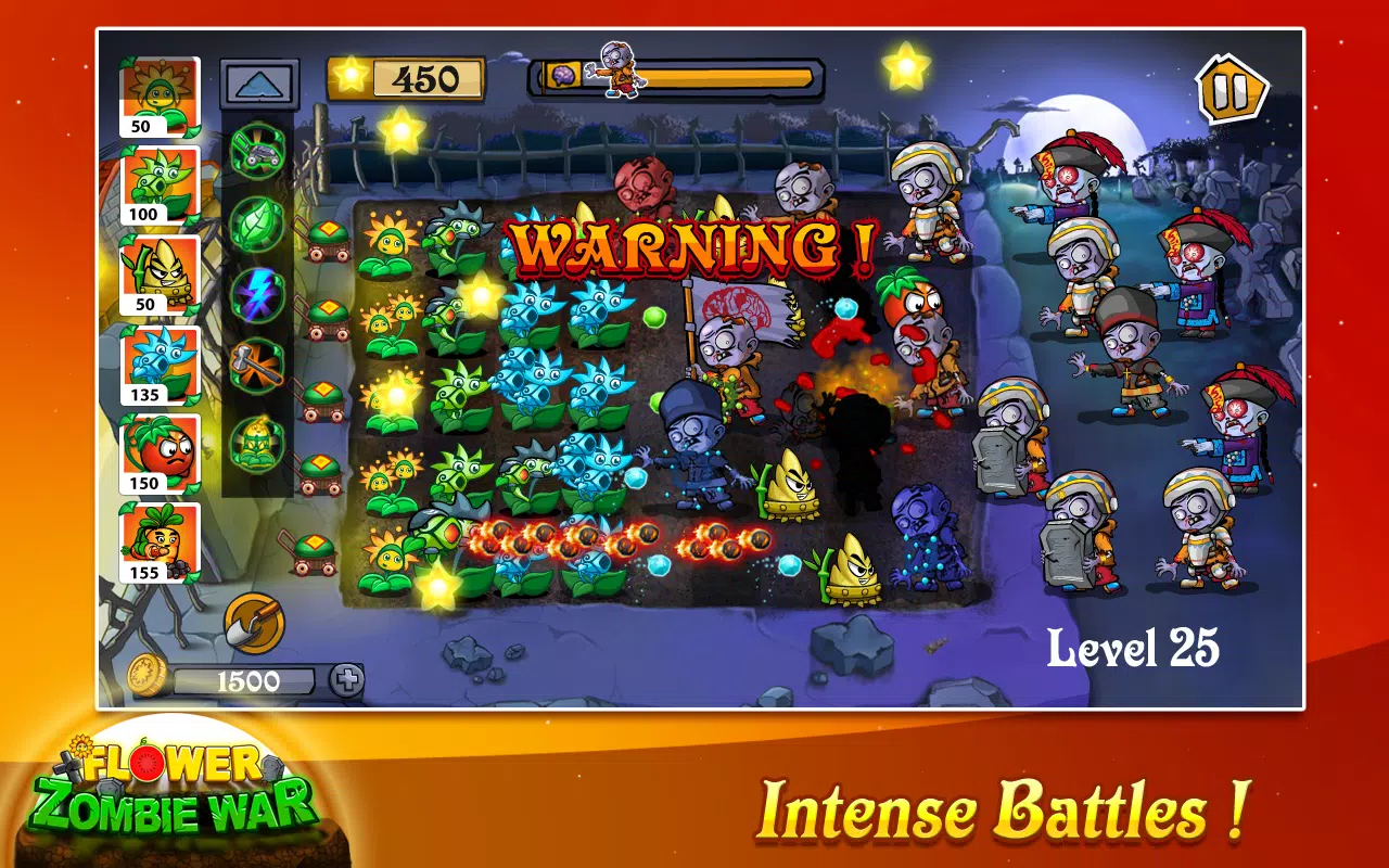 Flower Zombie War應用截圖第2張