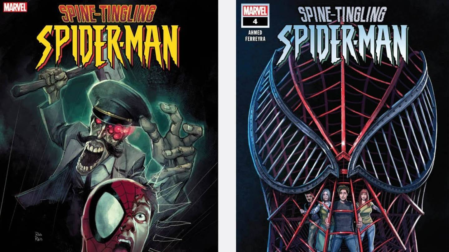 Spine-Tingling Spider-Man Cover Art