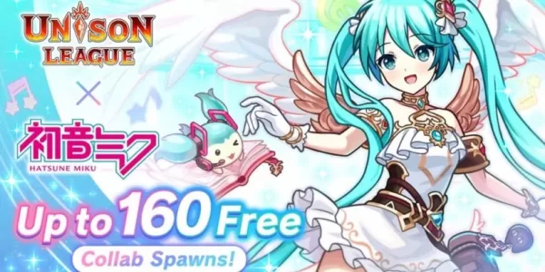 Unison League与Hatsune Miku和Vocaloid Stars联手