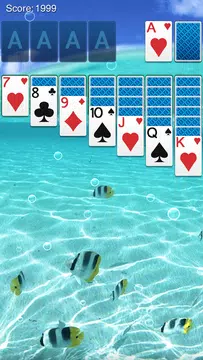 Solitaire: Ocean Blue स्क्रीनशॉट 0