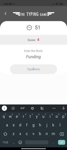 The Typing Game应用截图第0张