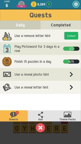 Pictoword: Fun Brain Word Game Screenshot 3