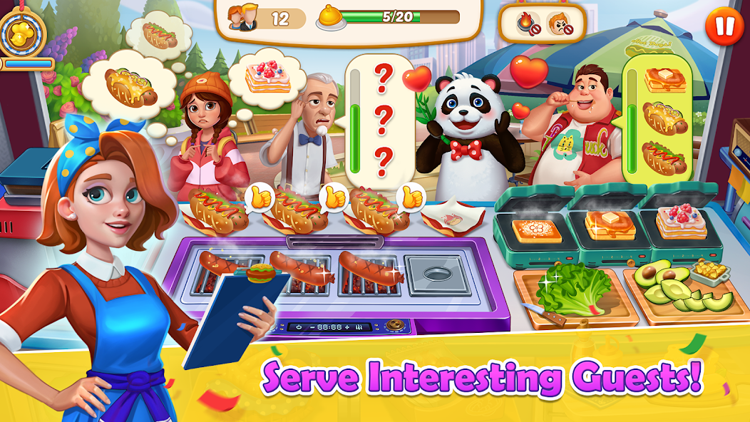 Rita’s Food Truck:Cooking Game Mod应用截图第2张