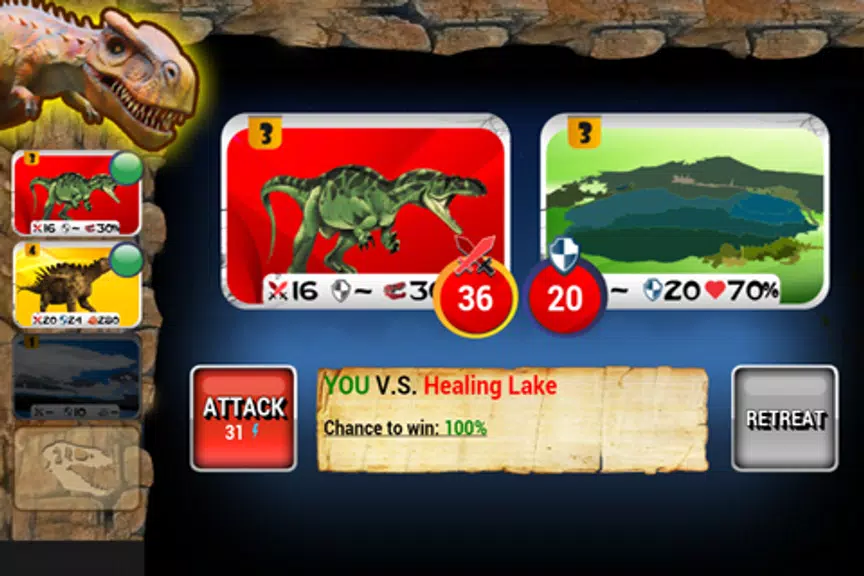 Dinosaur Online Card Wars स्क्रीनशॉट 1