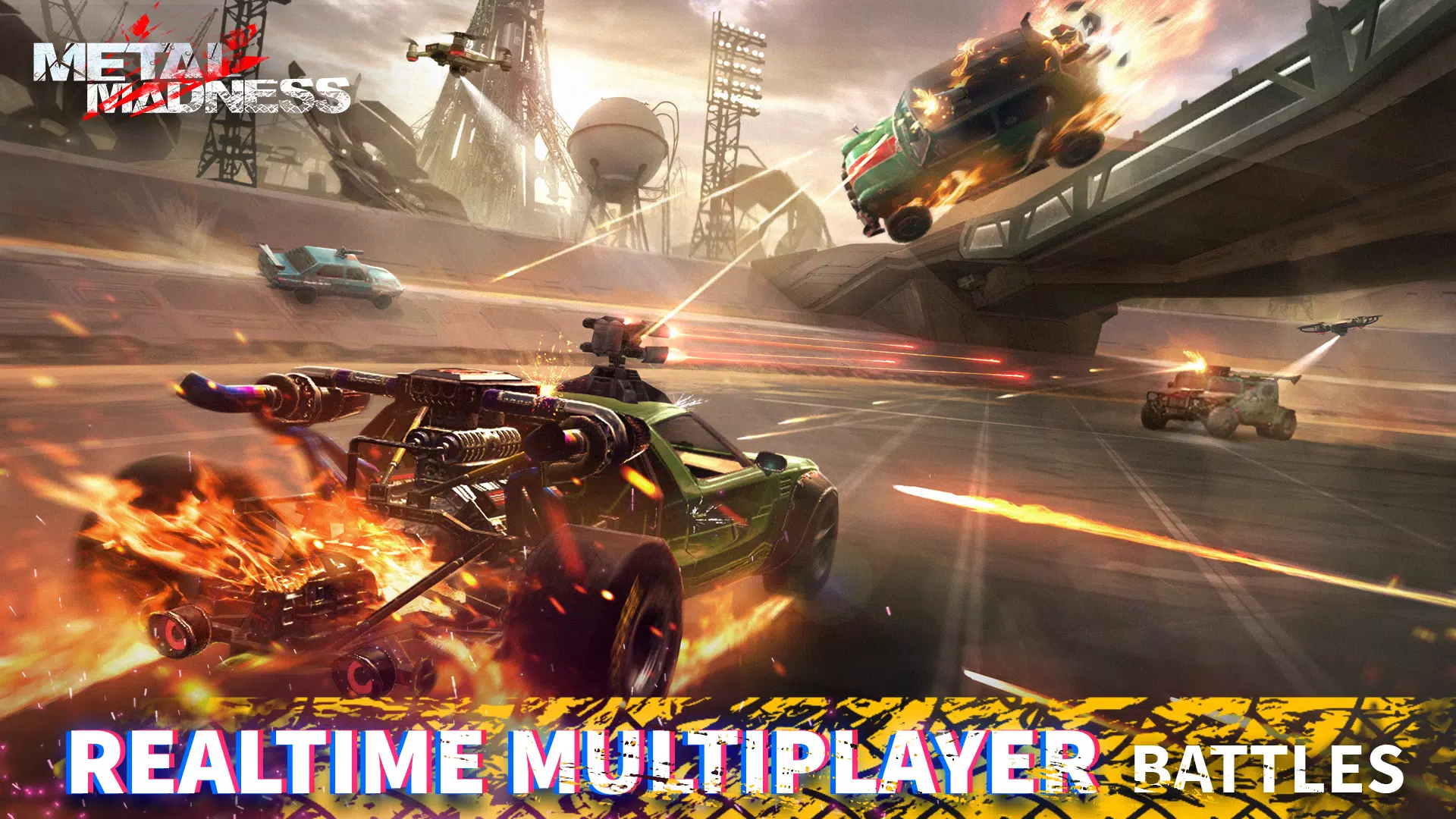 METAL MADNESS PvP: Car Shooter Capture d'écran 2