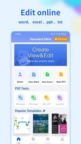 Document Editor:Word,Sheet,PDF スクリーンショット 0