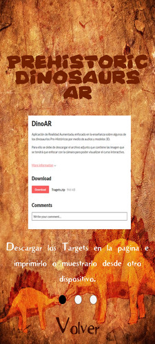 DinoAR Captura de pantalla 1