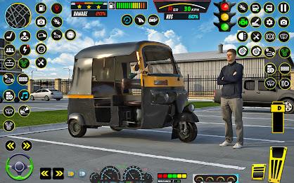 Rickshaw Game Rickshaw Driving Screenshot 3