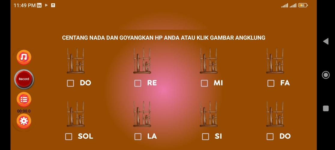 Angklung Instrument Screenshot 1