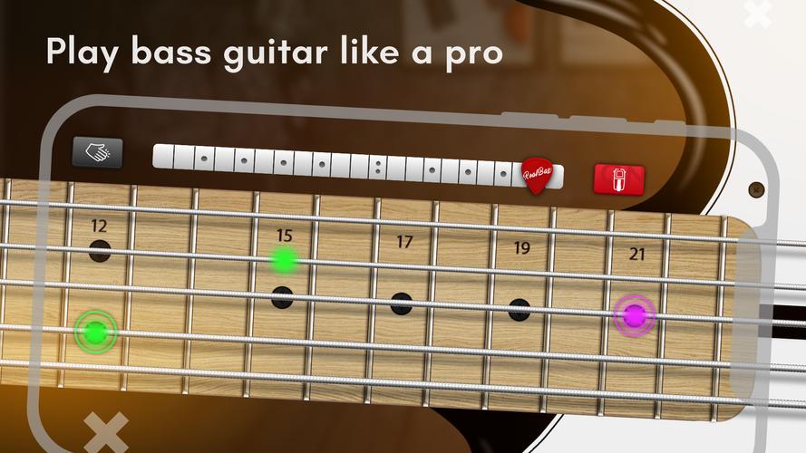 Real Bass electric bass guitar Screenshot 0