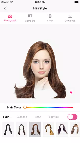 Hair Makeover-modiface・haircut Captura de tela 1