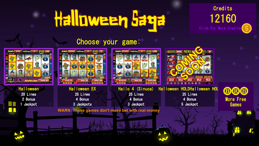 Halloween Slot Machines Pack स्क्रीनशॉट 1