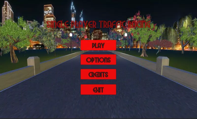 Single Player Traffic Racing स्क्रीनशॉट 0