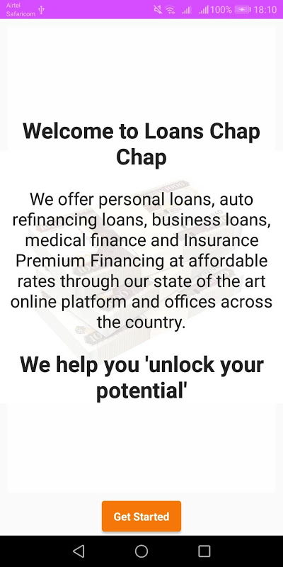 Loans Chap Chap Screenshot 1