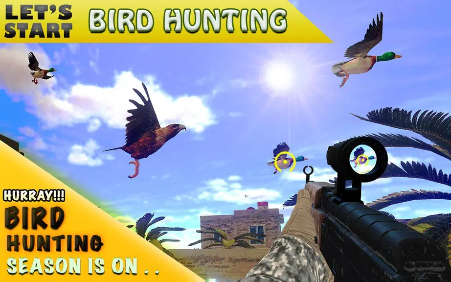 Desert Birds Sniper Shooter 3D 스크린샷 2
