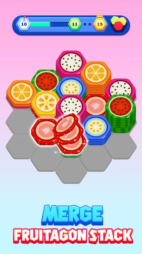 Fruitagon: Stack Sort Скриншот 1