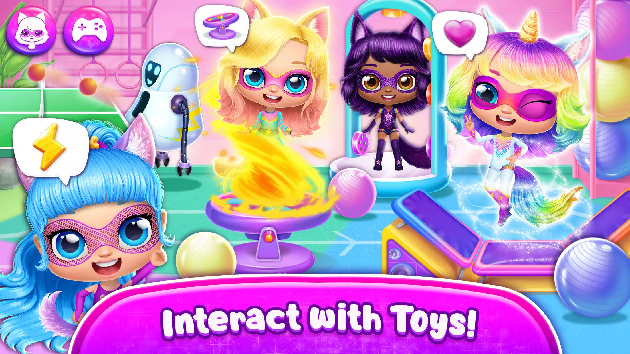 Power Girls - Fantastic Heroes Captura de tela 3