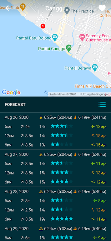 Spotadvisor Surf Forecast Скриншот 2