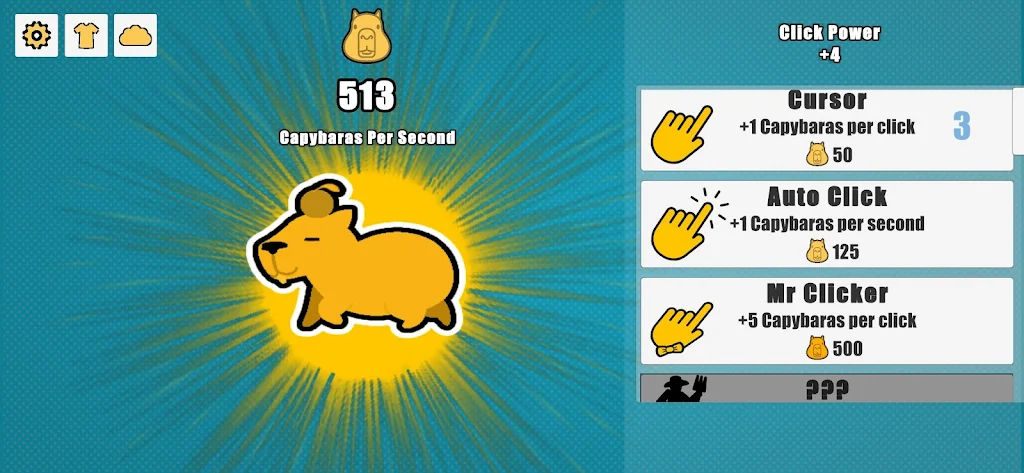 Capybara Clicker スクリーンショット 0