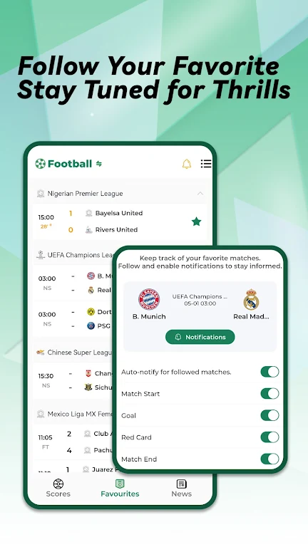Xscorez - Euro Live Scores スクリーンショット 2
