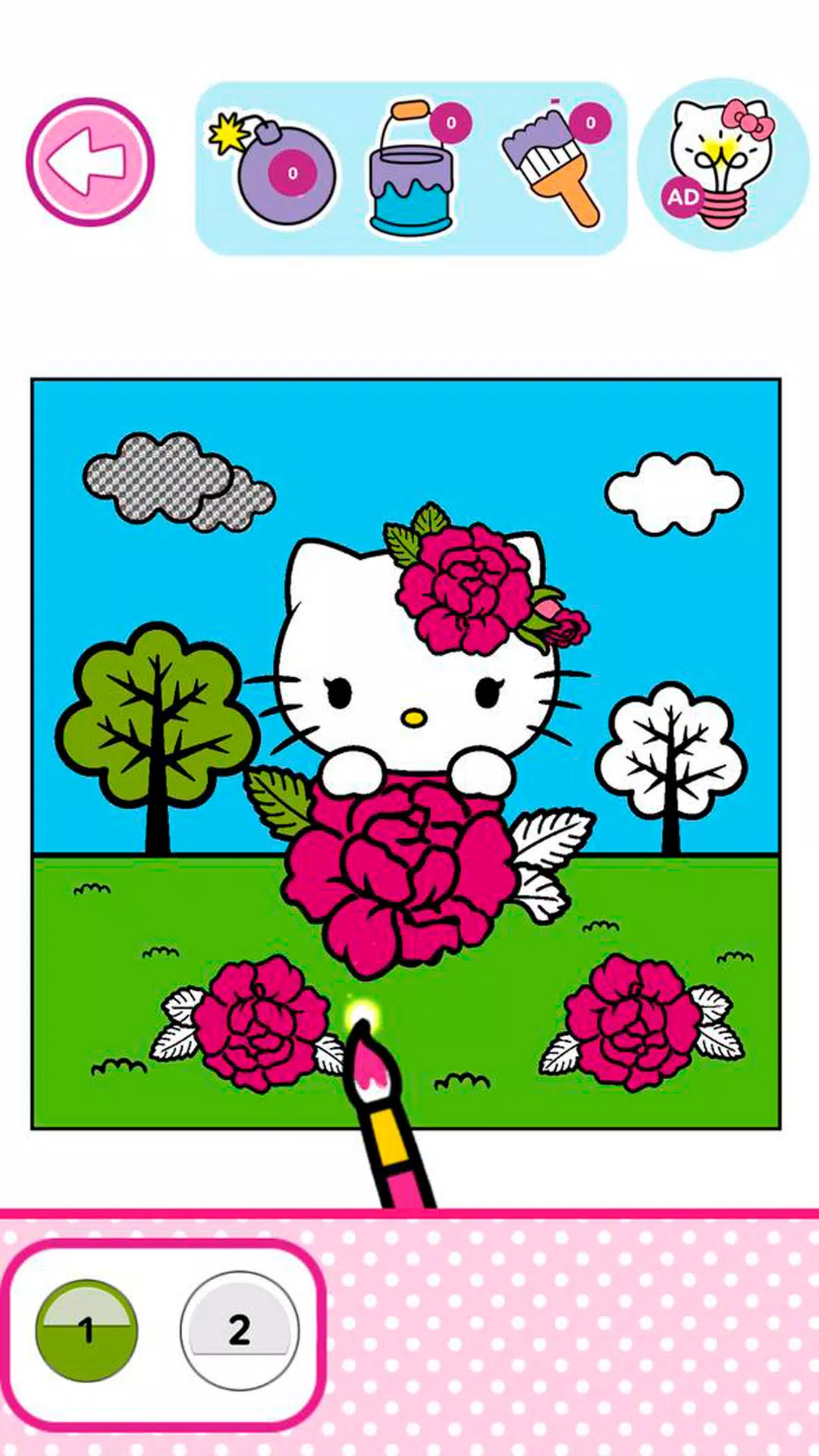 Hello Kitty: Livre Coloriage Capture d'écran 0