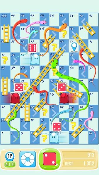 Snakes and Ladders the game Captura de tela 0