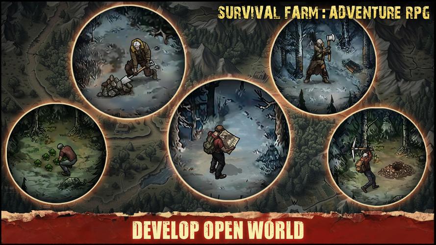 Survival Farm: Adventure RPG Скриншот 0
