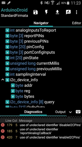 ArduinoDroid Captura de tela 1