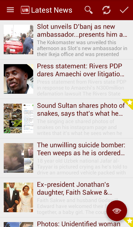 Linda Ikeji Blog Capture d'écran 1