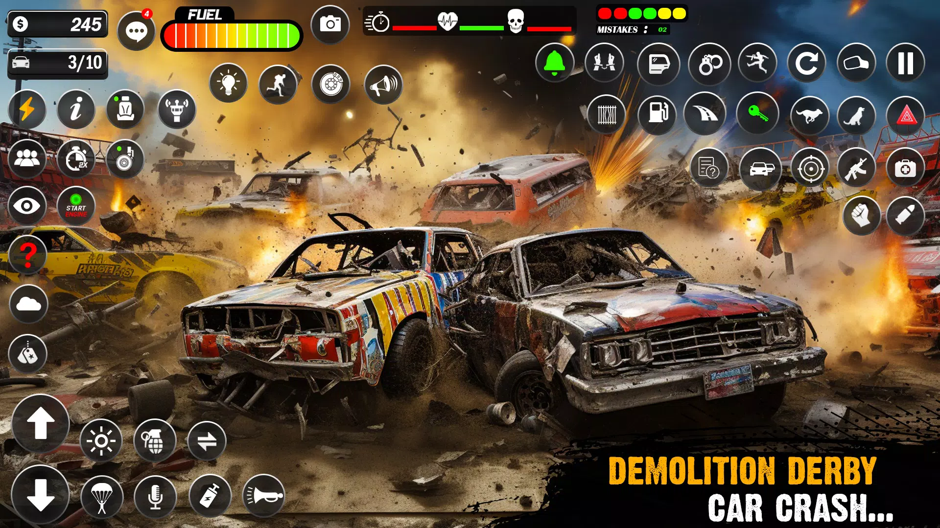 Demolition Derby 2024 Captura de pantalla 1