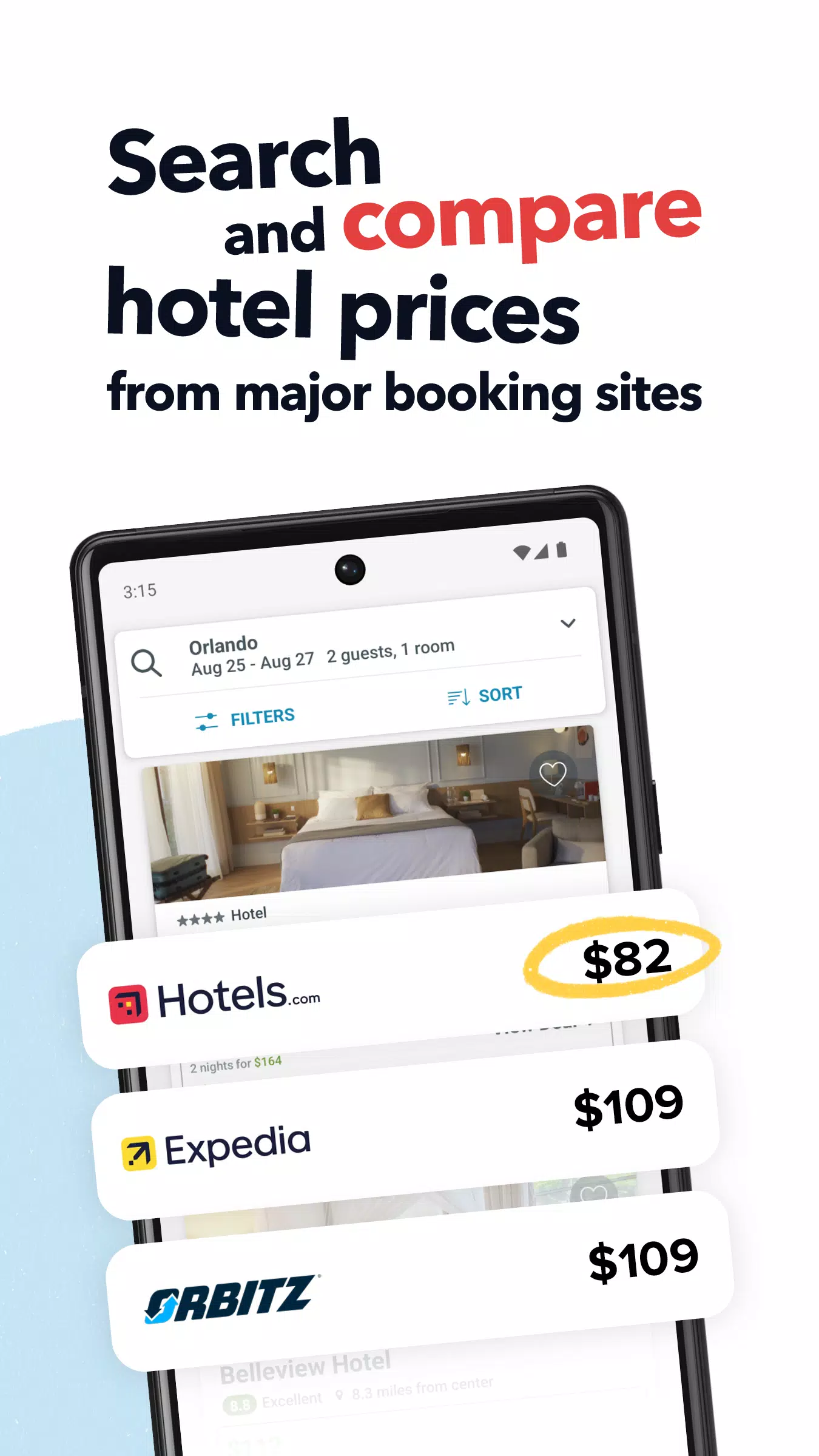 trivago: Compare hotel prices Screenshot 0