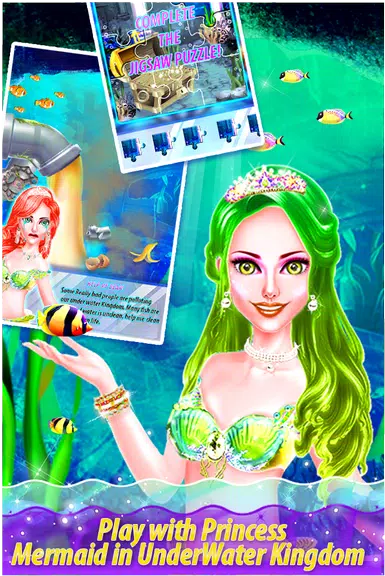 My Little Mermaid - Girls Game Скриншот 2