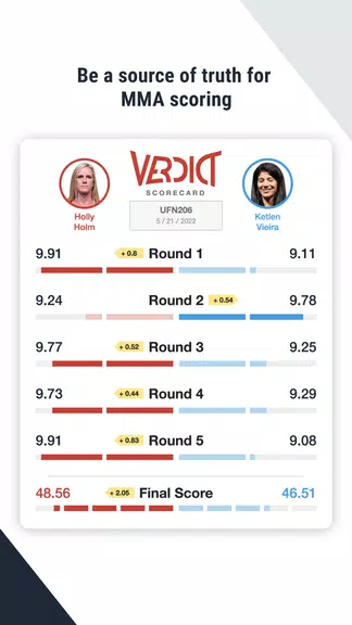 Verdict MMA Picks & Scoring Captura de tela 3