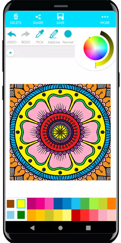 Coloring Mandala Скриншот 2